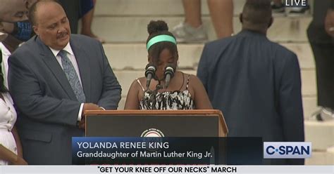 Martin Luther King's Granddaughter Addresses March on Washington | C ...