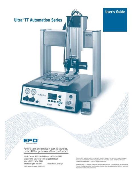 Ultra® Tt Automation Series Nordson Efd