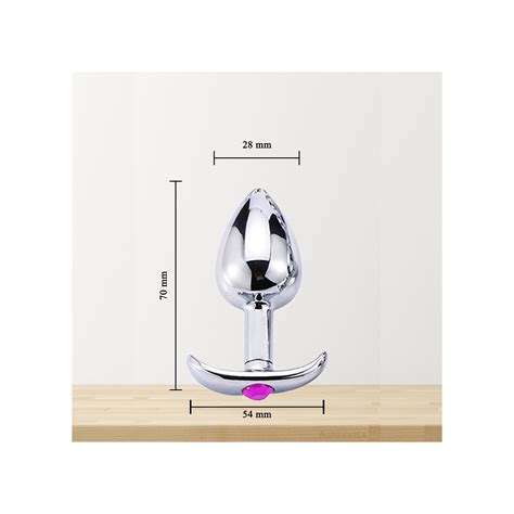 Anal Oyuncak Paslanmaz Metal Mor Taş Anal Plug Tıkaç ve 55ML Fiyatı