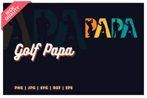 Golf Papa Graphic By Roscoe Tots Design · Creative Fabrica