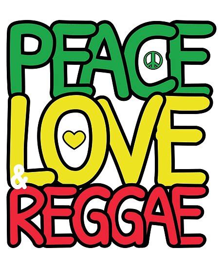 Peace Love And Reggae Posters By Pavledjokovic Redbubble