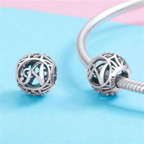 Zawieszka do bransoletki charms do pandora litera A Biżuteria