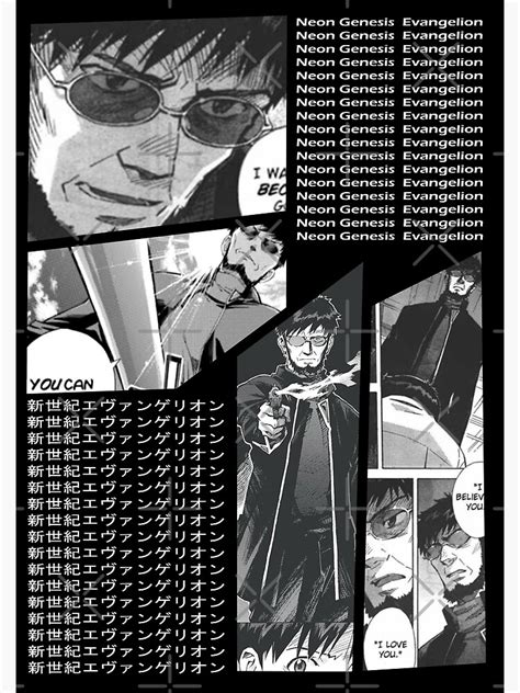 Gendo Ikari Neon Genesis Evangelion Shinseiki Evangerion Manga Panel