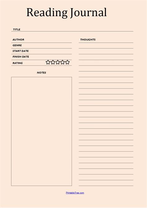 Free Printable Reading Journal Printable Word Searches