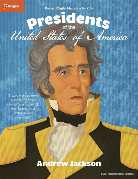 Us Presidents Andrew Jackson By Prageru Goodreads