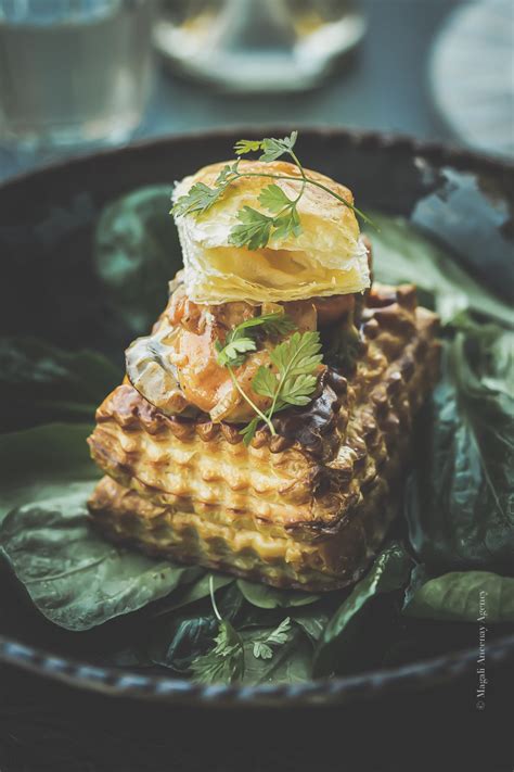 Délicieuse bouchée à la reine aux fruits de mer Quatre Saisons Au Jardin