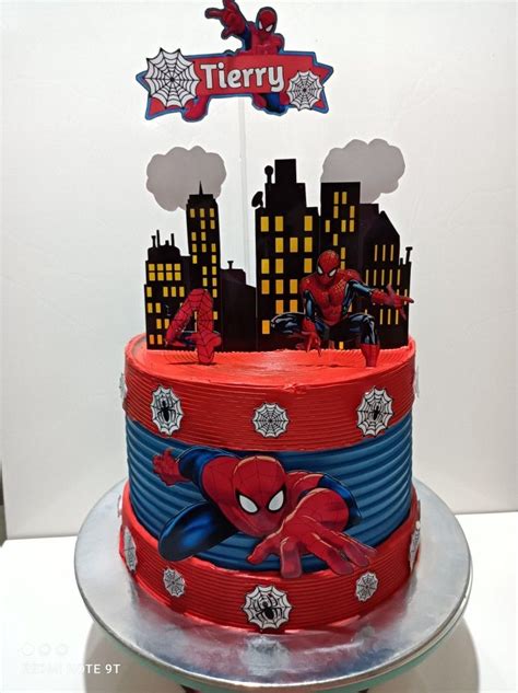 Spiderman Cake Topper Spiderman Birthday Cake Happy Birthday Mickey