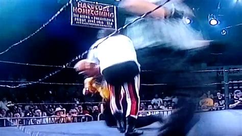 Shane Douglas Terry Funk Sabu Brawl In Barb Wire While I Play