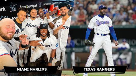 Miami Marlins Vs Texas Rangers Rivalry Metro League