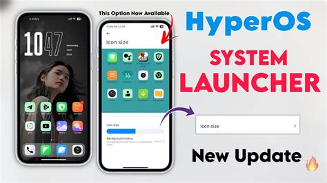 Hyperos System Launcher New Update Fix All Bugs Add New Folder