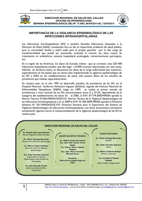 Pdf Importancia De La Vigilancia Epidemiol Gica Pdf Filelas