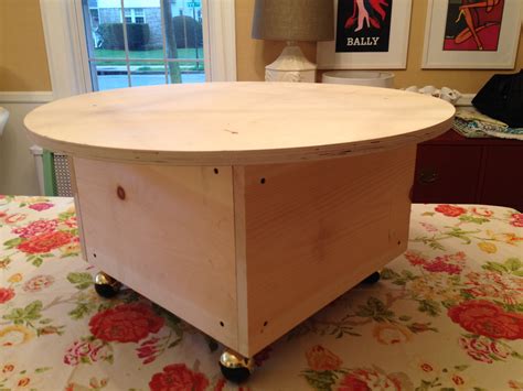 Diy Round Coffee Table Ottoman Pdf Woodworking For Dummies