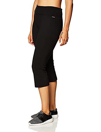 Jockey Women S Activewear Cotton Stretch Flare Capri Black L Pricepulse