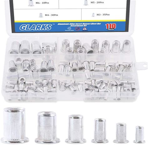 Amazon Keadic 126Pcs Metric Rivet Nut Assortment Kit 304 Stainless