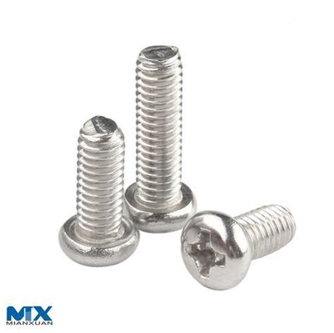 Cross Recessed Raised Cheese Head Screws Carbon Steel And Screws