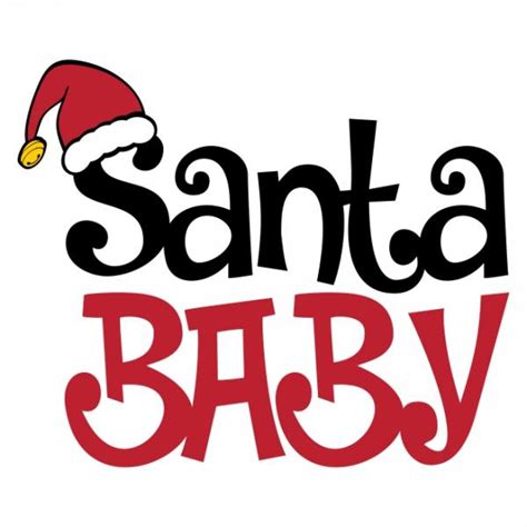 Santa Baby Christmas Svg Vector Designs Cut File