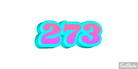 273 Number Animated  Logo Designs