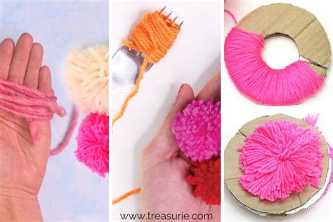 Diy Pom Poms Fastest Easiest Method Treasurie