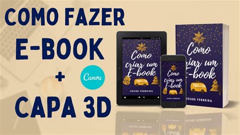 Como Fazer E Book No Canva Capa 3d Ferramenta Gratuita