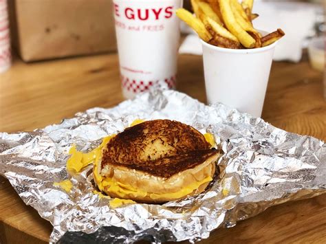 Grilled Cheese Burger Five Guys Recipe Banana