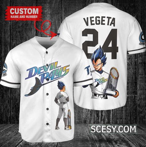 Tampa Bay Rays X Vegeta Super Saiyan Dragon Ball Z With Trophy Custom