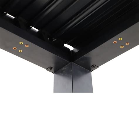 Pergola Naterial Clima, aluminiu, 313 x 198 cm, H 229 cm, gri antracit