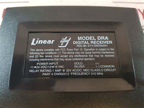 Linear delta 3 dra dnr00001 digital receiver – Aeliya Marine Tech®