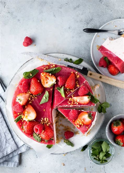 Frambozen Cheesecake Nobake Recept Uit Paulines Keuken