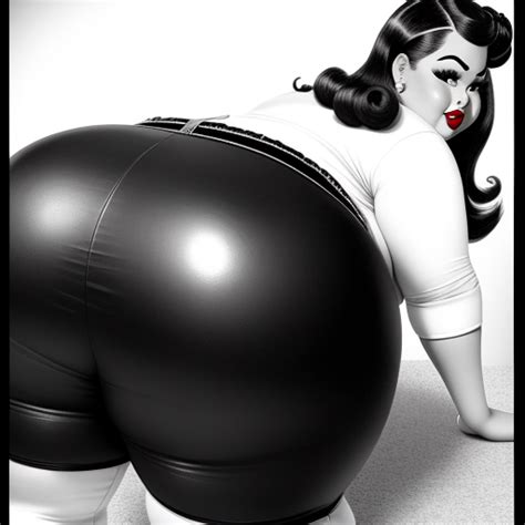 Convertir Foto A Hd Black And White 1950s Ssbbw Mexican With Huge Ass