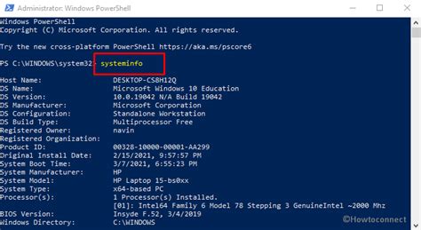 How To Check Pc Specs With Windows System Information Powershell