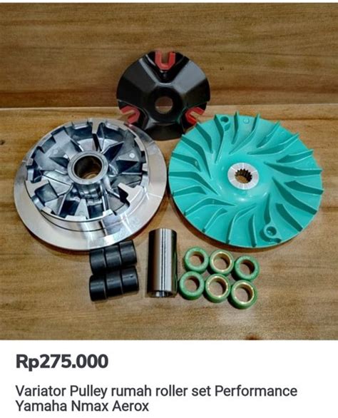 Jual Variator Pulley Rumah Roller Set Performance Yamaha Nmax Aerox