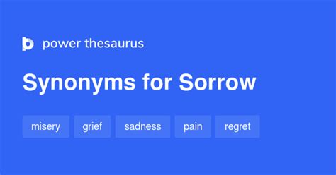 Sorrow Synonyms 2 320 Words And Phrases For Sorrow