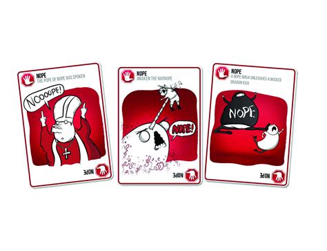 Exploding kittens nope cards - upftext