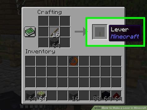 How To Make A Lever In Minecraft 7 Steps With Pictures