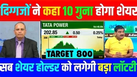 Tata Power Share Latest News Today Tata Power Stock Intraday Trading Tata Power Online Demat