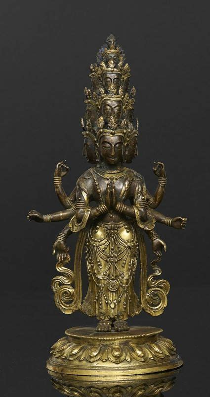 Avalokiteshvara Art Sino Tibétain Ca 18° 19° Siècle Alainrtruong Art De La Mer Art