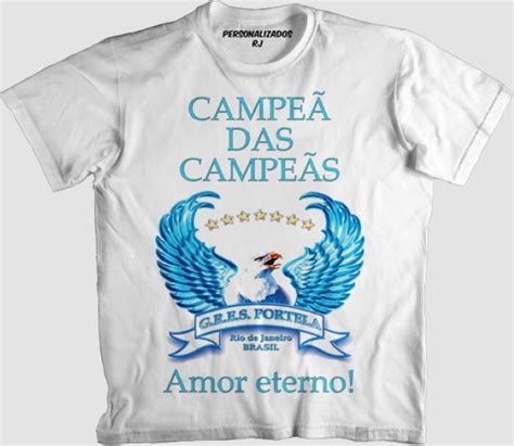 Camiseta Carnaval Portela Elo Produtos Especiais