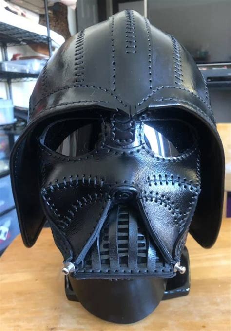 Darth Vader Style Leather Mask and Helmet | Etsy