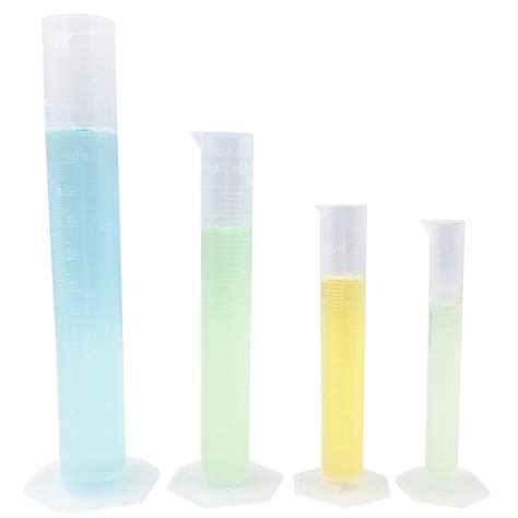 Buy Graduated Cylinder Set Kalevel Plastic Graduated Cylinder 100ml 50ml 25ml 10ml Graduated