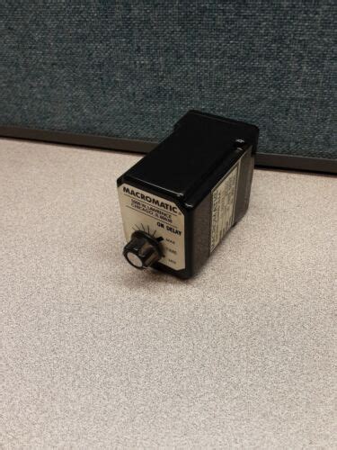 New In Box Macromatic Sold State Time Delay Relay Ss 50222 12 10 300 Sec 264 Ebay