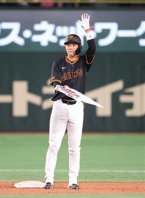 巨人・坂本勇人 通算450二塁打に「チームに貢献できたのかな」 1位まで37「追いつけるように」 ライブドアニュース