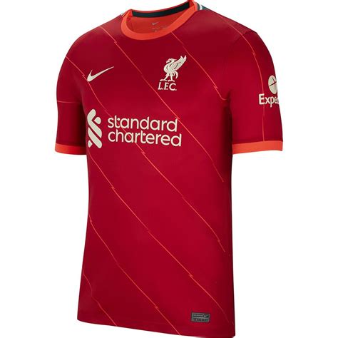 Nike Liverpool Fc Stadium Home 21 22 T Shirt Red Goalinn