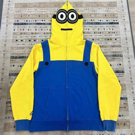 Bape BAPE x MINIONS FULL ZIP HOODIE | Grailed