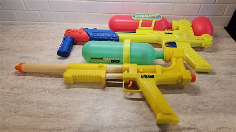 Vintage 1990s Super Soaker Squirt Guns Super Soaker Water Gun Toys Super Soaker Lof Of 2