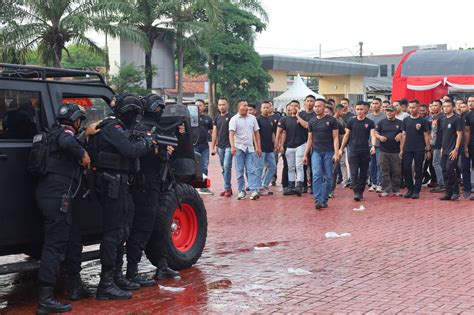 Polda Banten Laksanakan Latihan Simulasi Pengamanan TPS Pastikan