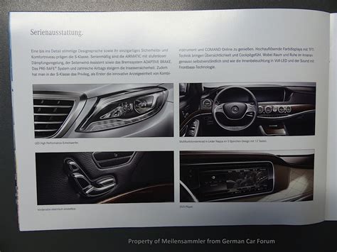 2014 Mercedes-Benz S-Class: New Details Shown in Leaked Brochure - autoevolution