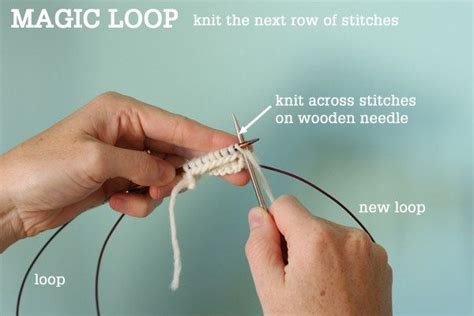 Magic Loop Technique How To Knit In The Round Using A Single Long