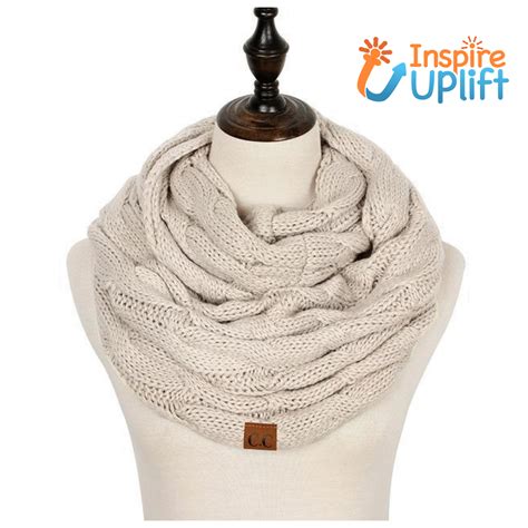 Cable Knit Infinity Scarf Infinity Scarf Women Winter Scarf Fashion