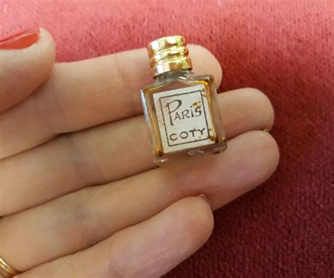 Tiny Miniature Antique French Coty Perfume Bottle Perfume Bottles