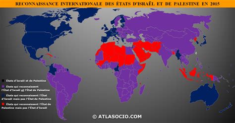 Carte Du Monde Reconnaissance Internationale De L Tat De Palestine